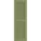 Ekena Millwork True Fit PVC Two Equal Louver Shutters, Moss Green, 18W x 44H, PR TFP101LVF18X044MG - alternate 3